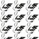 Tkanina 12595 | origami swan