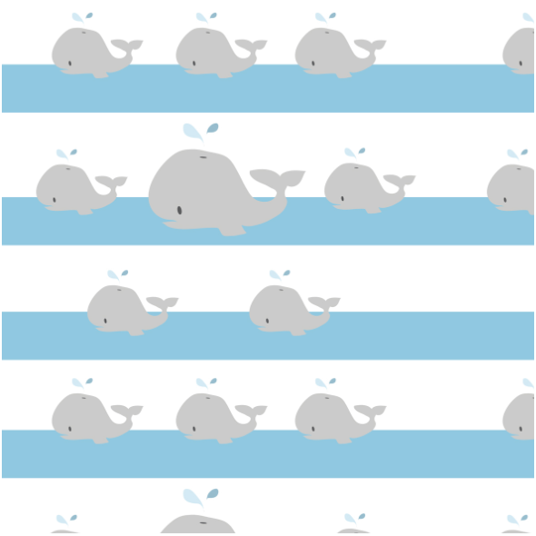 Fabric 12598 | whale