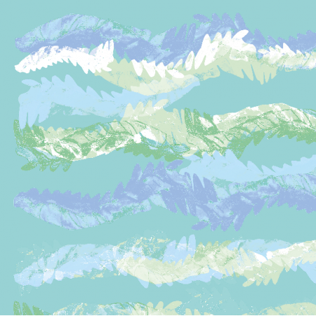 Tkanina 12622 | Pastel waves pattern