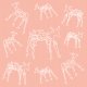 Fabric 12624 | Animals - nude colour pattern