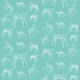 Fabric 12625 | Animals - white and mint colour pattern