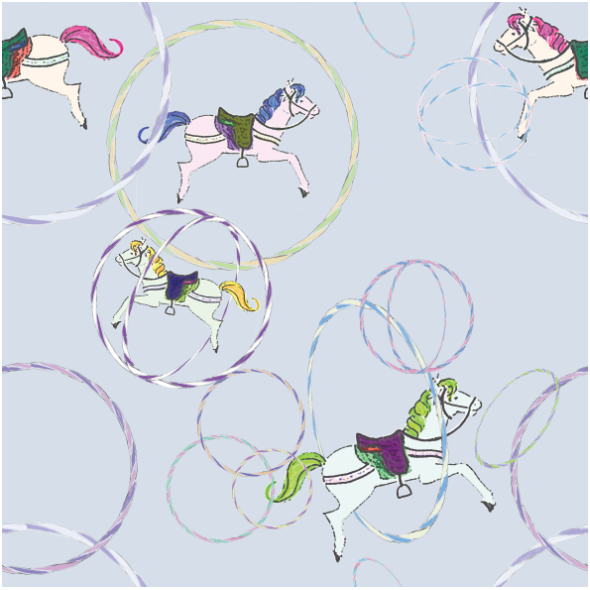 Tkanina 12781 | koniki