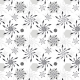 Fabric 12790 | kwiatowe śnieżynki