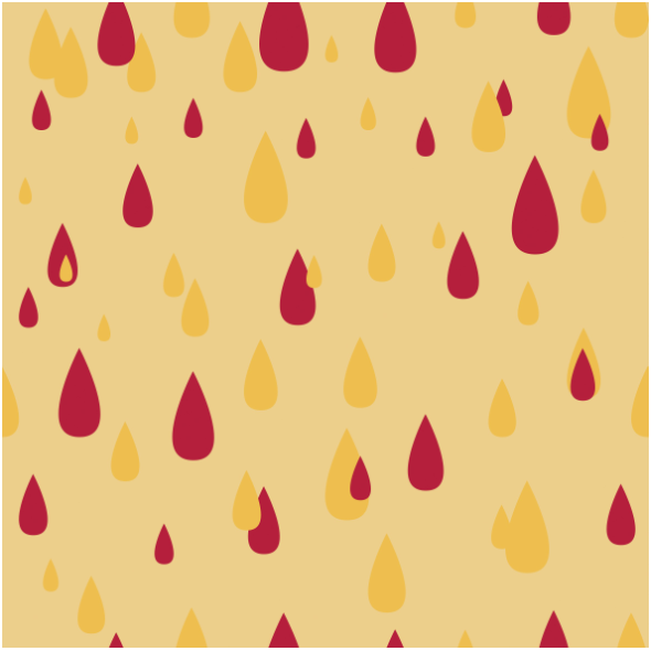 Tkanina 12796 | krople krwi
