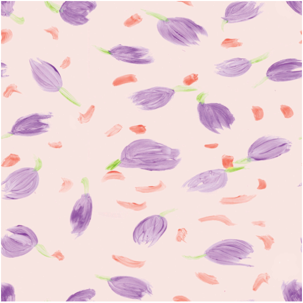 Tkanina 12800 | tulipany