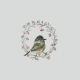 Fabric 12823 | winter bird