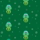 Tkanina 12946 | green octopus