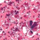 Fabric 13136 | Różowy wzór kwiatowy