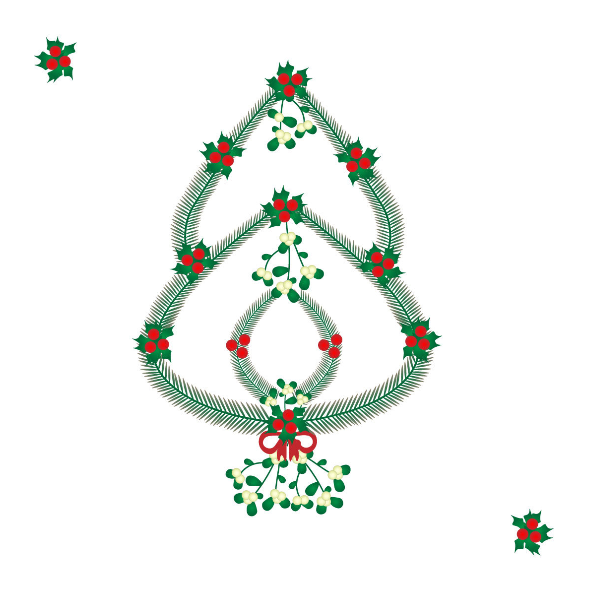 Tkanina 13143 | Christmas tree