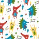 Tkanina 13240 | Happy Forest