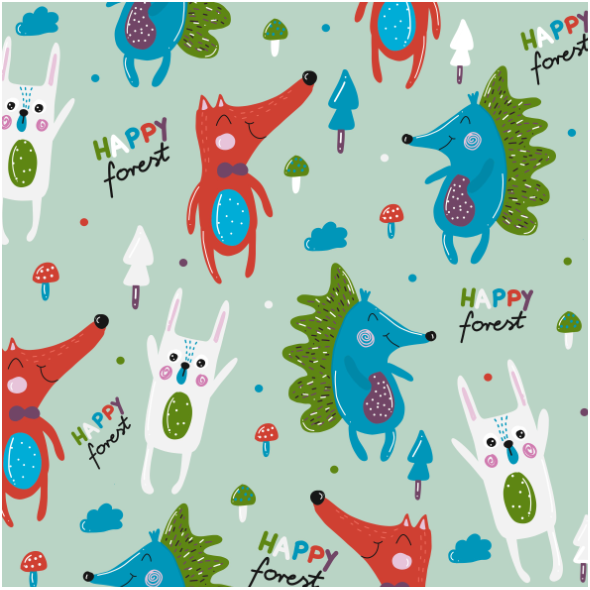 Fabric 13241 | Happy Forest 2
