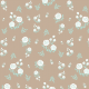 Tkanina 13385 | White roses (beige background)