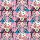 Fabric 13536 | Kwiatowy bukiet w kolorach pastelowych