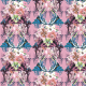 Fabric 13536 | Kwiatowy bukiet w kolorach pastelowych