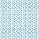 Fabric Błękitne kury, drobny wzór1
