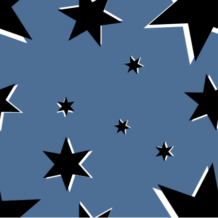 Tkanina 13848 | Stars on Brittany Blue