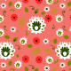 Tkanina 13883 | Folk na Living Coral