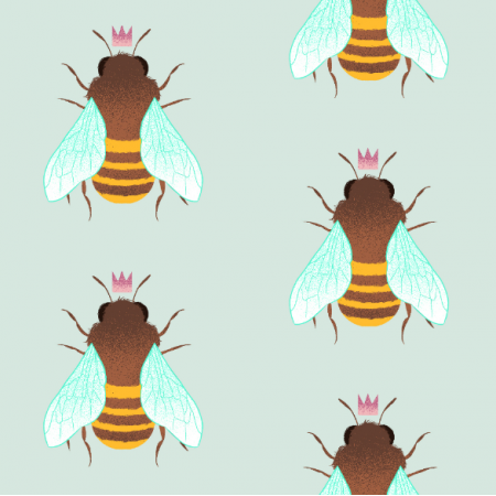 Fabric 14014 | pszczółka