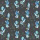 Fabric 14171 | modrosójka - blue jay