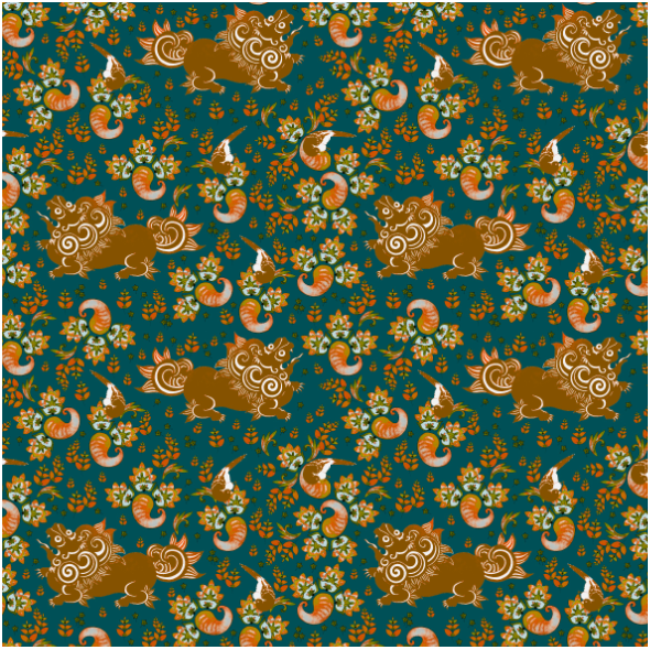 Tkanina 14475 | lion 