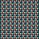 Fabric 14530 | kolorowe kwiaty na czarnym tle zuzanna