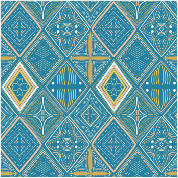 Fabric 14583 | Tribal diamonds