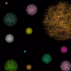Tkanina 14599 | Balls and colors