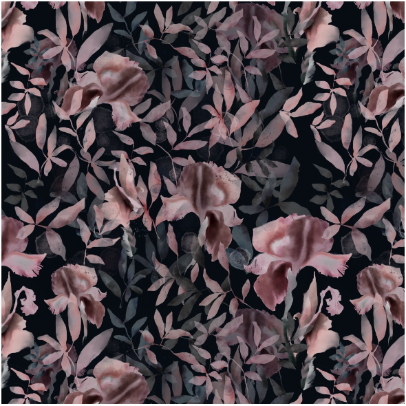 Tkanina 14615 | Moody floral
