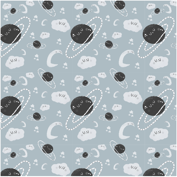 Fabric 14641 | Good night pattern