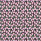 Fabric 14739 | Dragonfruit pitaya tropical navy background