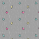 Tkanina 14791 | Stars on gray 2