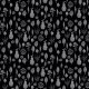 Tkanina 14833 | Black Summer