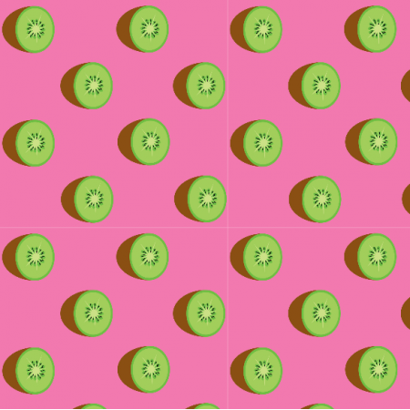Fabric 14872 | kiwi on pink