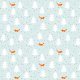 Fabric 14876 | fox forest love