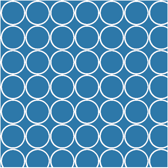 Fabric 1655 | blue circles