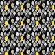 Fabric 14930 | retro leaves on dark