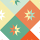 Fabric 14952 | Geometryczne - mix Pastelowy XL