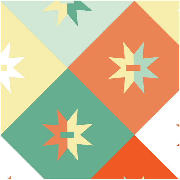Fabric 14952 | Geometryczne - mix Pastelowy XL