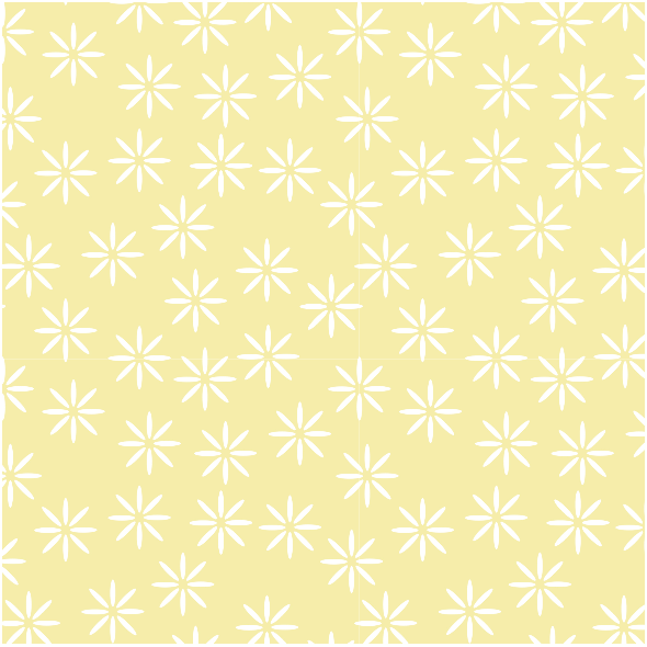 Fabric 14962 | stokrotki mellow yellow xl