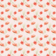 Tkanina 15181 | kwiatki na różu pudrowym Small