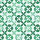 Fabric 15403 | Green Watercolor Tiles