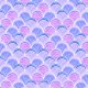Fabric 15404 | Mermaid Tail ART DECO PURPLE