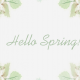 Fabric 15418 | Hello Spring Pillow