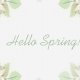 Tkanina 15418 | Hello Spring Pillow