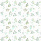 Fabric 15542 | leaves aquarel