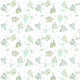 Fabric 15542 | leaves aquarel
