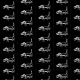Tkanina 15602 | crocodile black-white pattern for kids