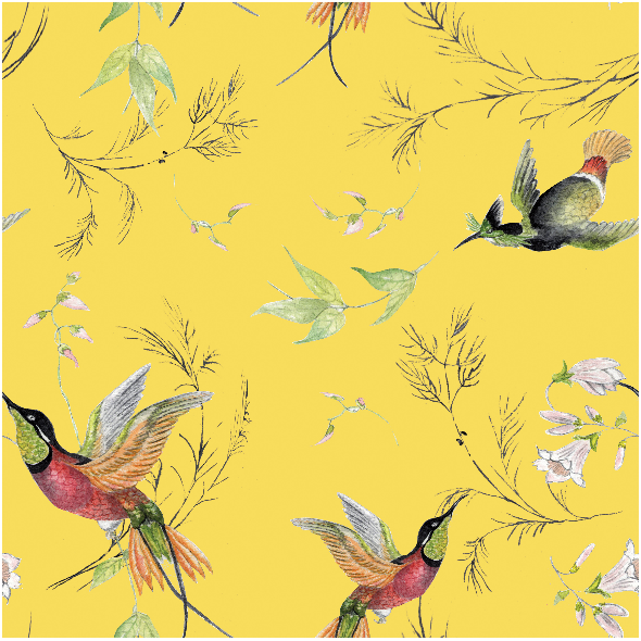 Fabric 15711 | rajskie ptaki