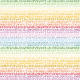 Tkanina 15746 | colorful rainbow alphabet horizontal rows