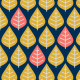 Fabric 15748 | deciduous forest on dark blue0